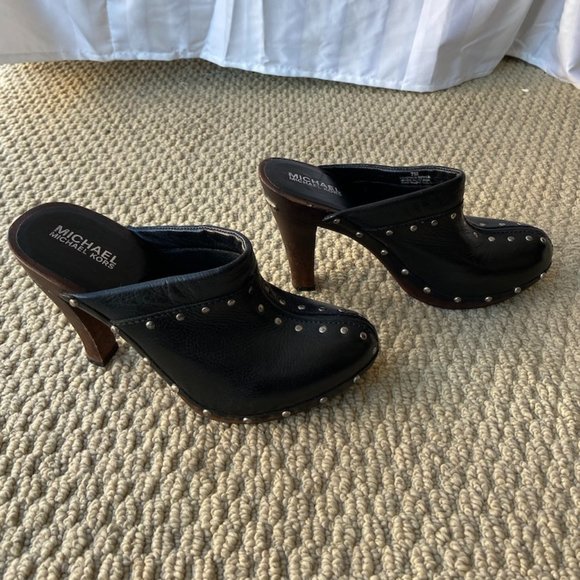 Michael Kors Studded Black Clogs!!! - Picture 2 of 4
